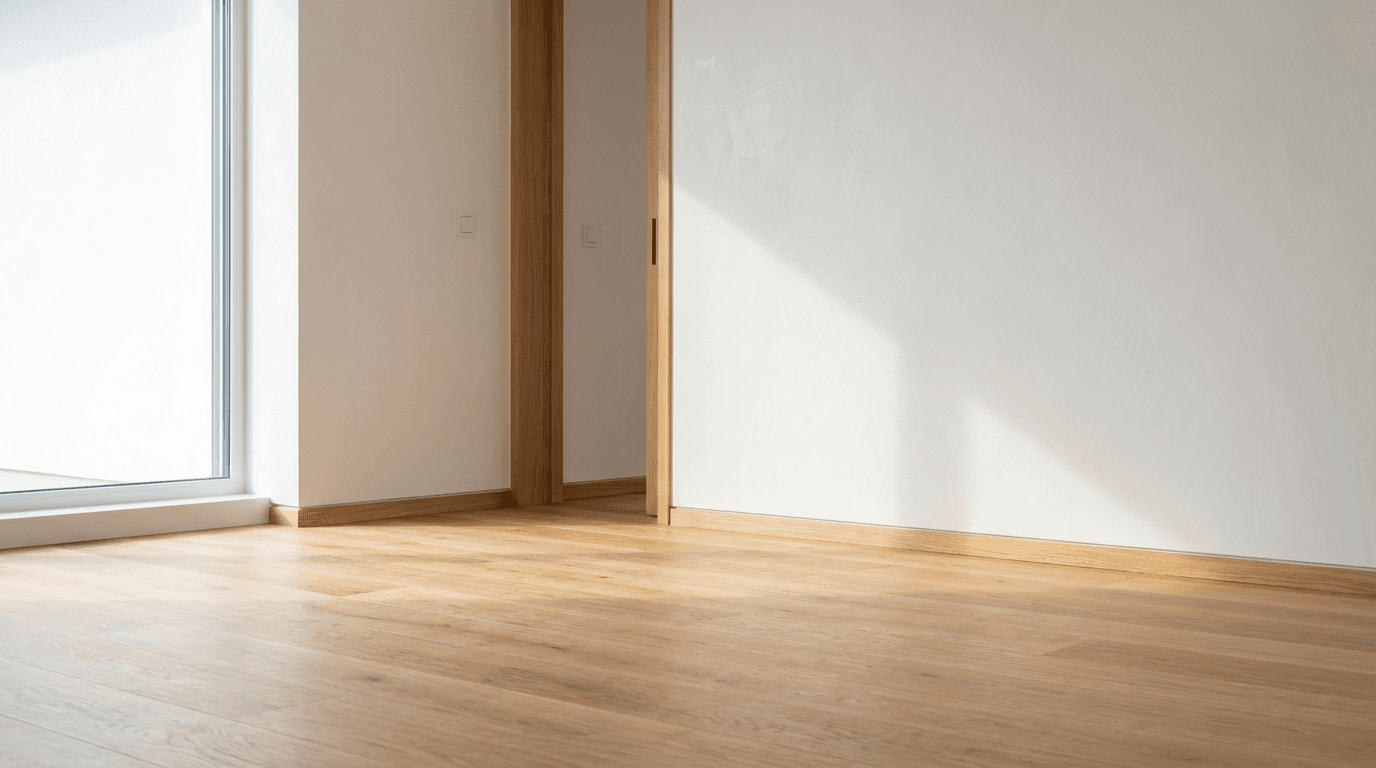 Fully restored interior after water damage mitigation